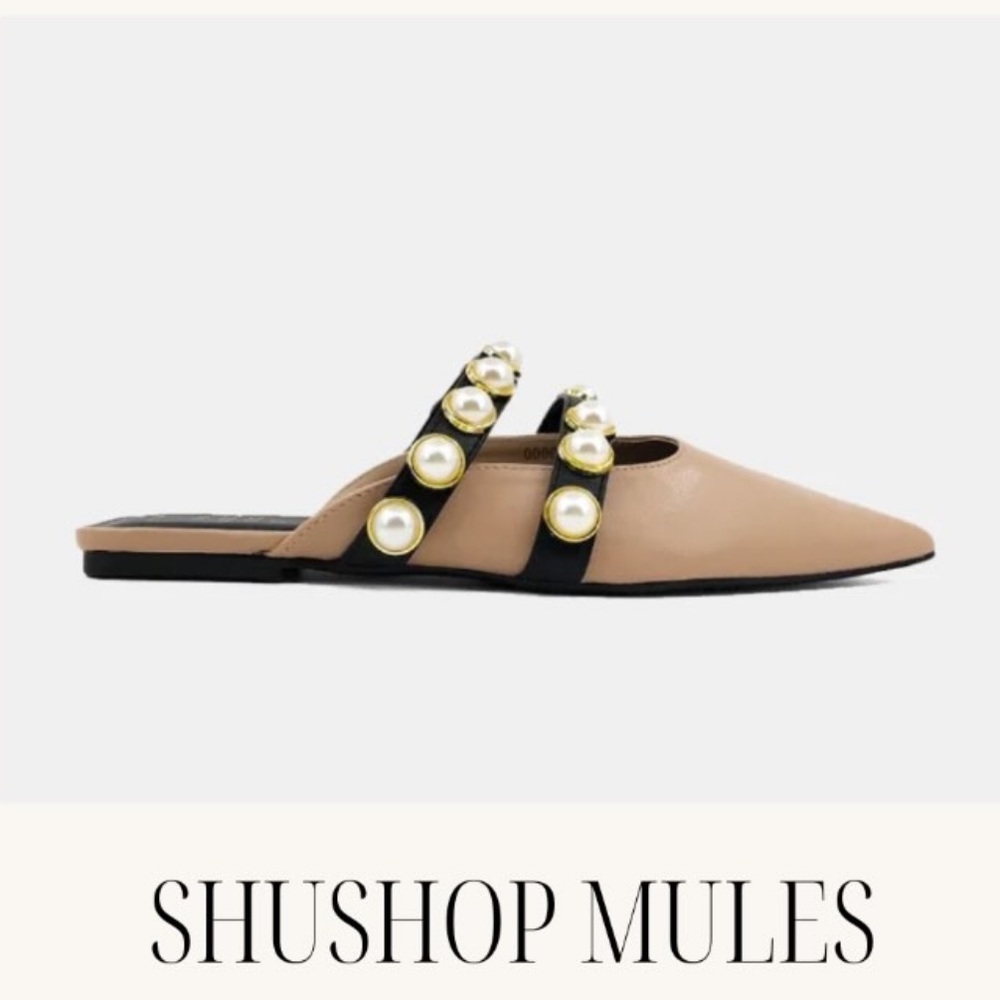 Nude Shushop mules!